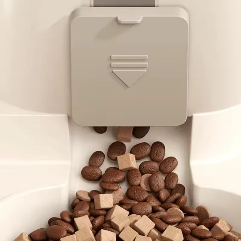 Pet Large-Capacity Feeder Integrated Automatic Water Dispenser Cat Food Bowl Dog Feeding Bowl Cat Bowl Dog Bowl Pet Supplies