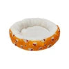 UFBemo Warm Round Donut Dog Cushion Bed With Cloth Cover and Durable Stuffing Bed for Dog Cat Pet Bed