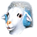 Sheep Mask Farm Lamb Ram Animal Latex Fancy Dress Up Halloween Adult Costume Mask