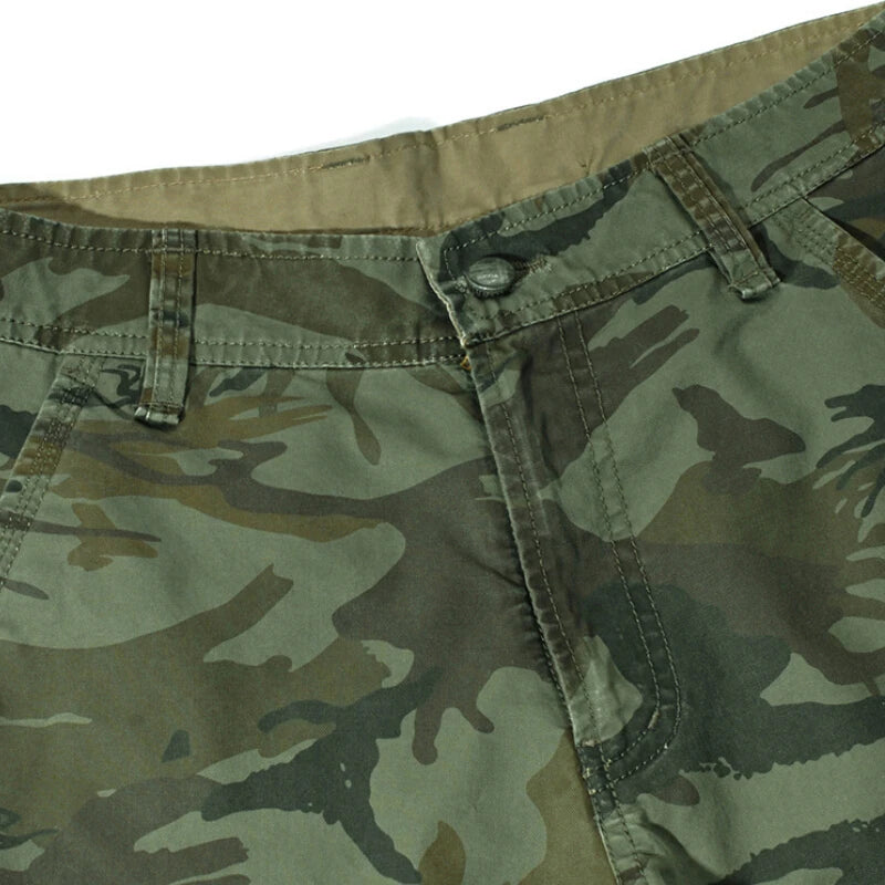 Camouflage Camo Cargo Shorts Men 2026 New Mens Casual Shorts Male Loose Work Shorts Man Outdoor Hiking Short Pants Plus Size