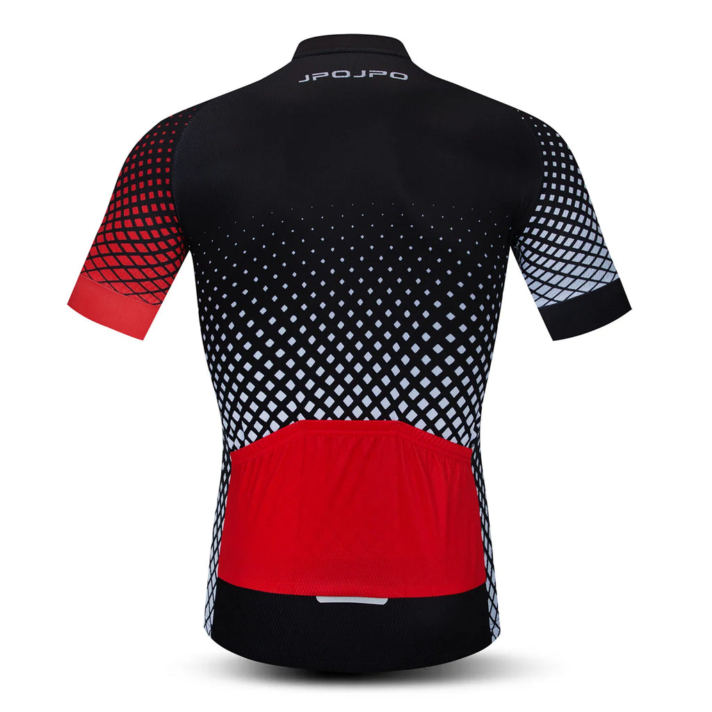 Cycling Jersey Men Bike Mountain Road MTB Shirt Top Summer Bicycle Racing Riding Clothing Uniform Clothes Jackets White Red