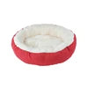 UFBemo Warm Round Donut Dog Cushion Bed With Cloth Cover and Durable Stuffing Bed for Dog Cat Pet Bed