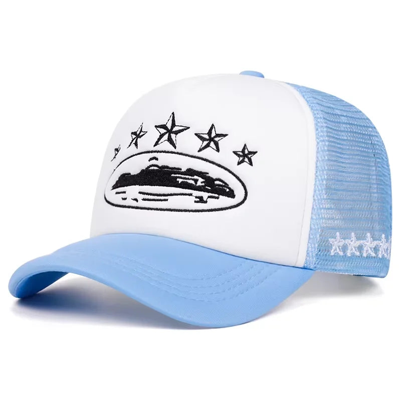 Net hat men's fashionable retro baseball hat hip-hop hat women's sports casual hat truck driver hat