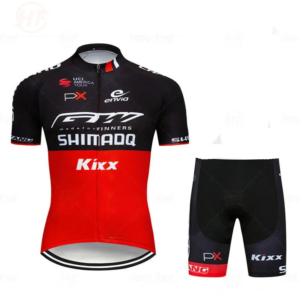 Cycling Jersey Set Summer Breathable MTB Bike Clothes Uniform Maillot Ropa Ciclismo  Men Bicycle Clothing Suit Hombre