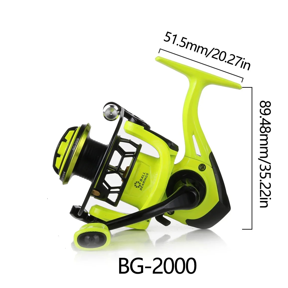 BAKAWA Spinning Reel Fishing Reels Fishing Series 5.2:1 Fishing Goods Accessories Carp Fishing Freshwater Fishing Equipment New