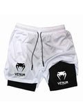 2026 Summer Sports Shorts 2-in-1 Gym Running Shorts Slow Running Casual Sportswear Fitness Double Layer Shorts