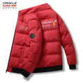 Chaqueta de manga corta para hombre con el nuevo logo de Red Bull 2026, ideal para otoño e invierno, moderna, casual