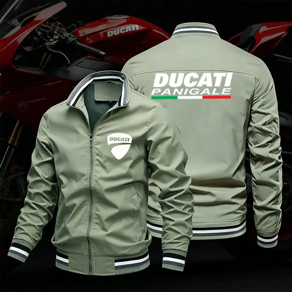 2026 Ducati Men's motorcycle jacket spring summer outdoor leisure fashion sports coat ultra-thin zipper sun protection clothing