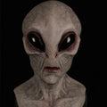 UFO Space Prop Helmet Mask Halloween Cosplay Alien Mask Latex Headdress Halloween Funny Horror Party Costume Funny Props