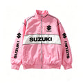Suzuki Racing Jacket Unisex Motorcycle Riding Jacket Men and Women Providing Warm Cycling Baseball Y2k Jacket Men Clothing Coats
