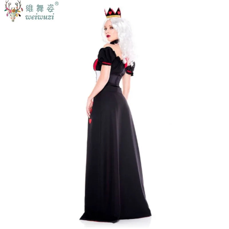 Carnival Halloween Film and TelevisionLady Alice Red Queen Costume Wonderland Characters Spooktacular Cosplay Fancy Party Dress