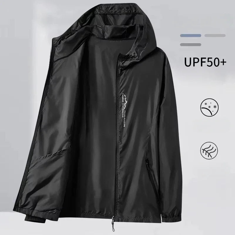 Hiking Skin Jacket Outerwear Coat Camping Rain Jackets Waterproof Sun Protection Fishing Hunting Clothes Quick Dry Sunscreen