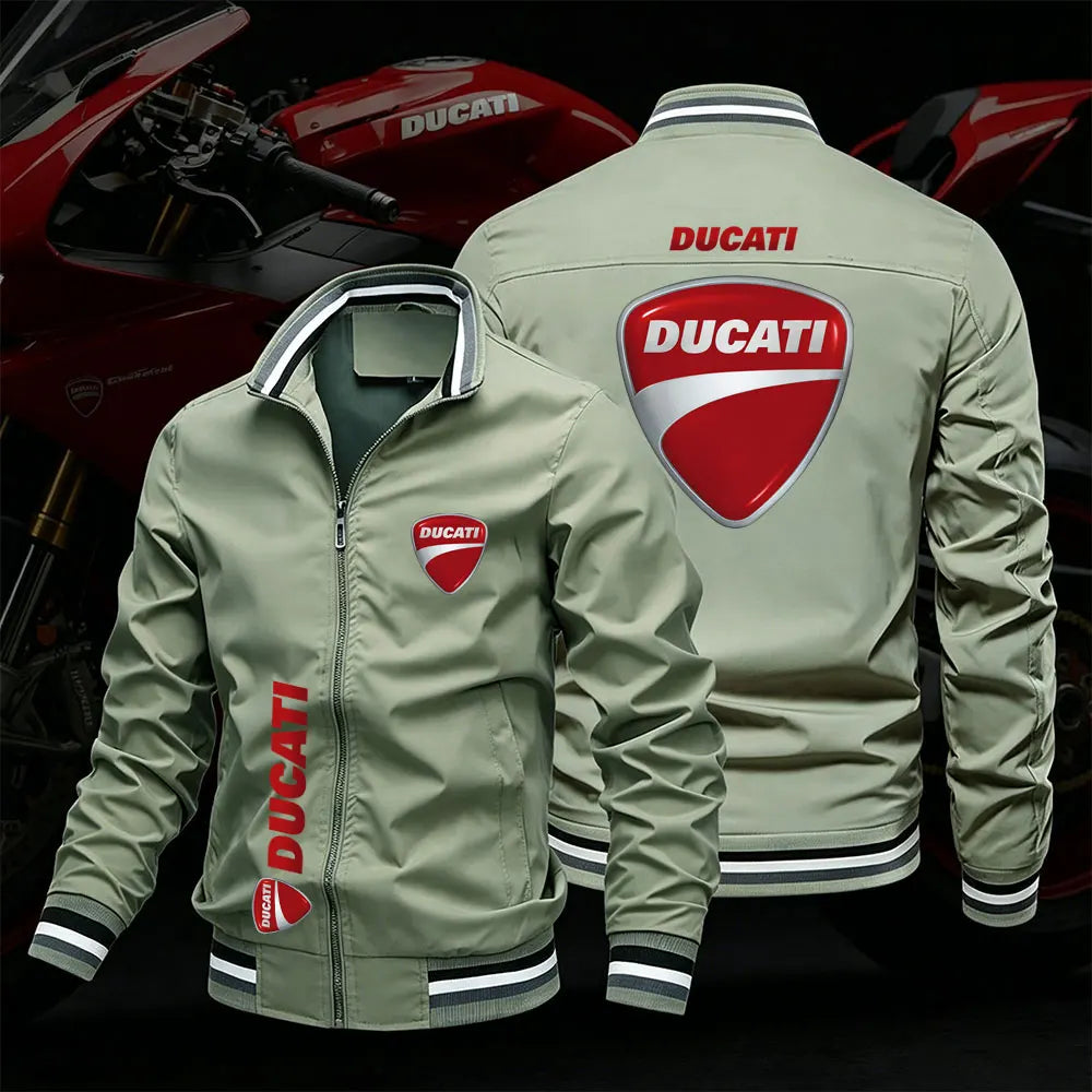 2026 Ducati Men's motorcycle jacket spring summer outdoor leisure fashion sports coat ultra-thin zipper sun protection clothing