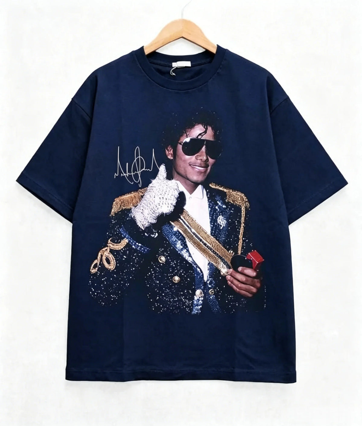 Retro Michael Jackson Shirt Popular Casual Oversized Streetwear 2026 Summer Men's Women's Cotton Clothing Y2k Style Sportswear
