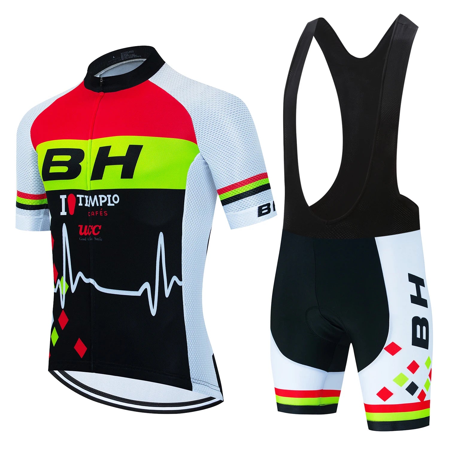 2023 New BH Team Bicycle Clothing Men's Summer Road Bike Wear Racing Clothes Quick Dry Cycling Jersey Set Ropa Ciclismo Maillot
