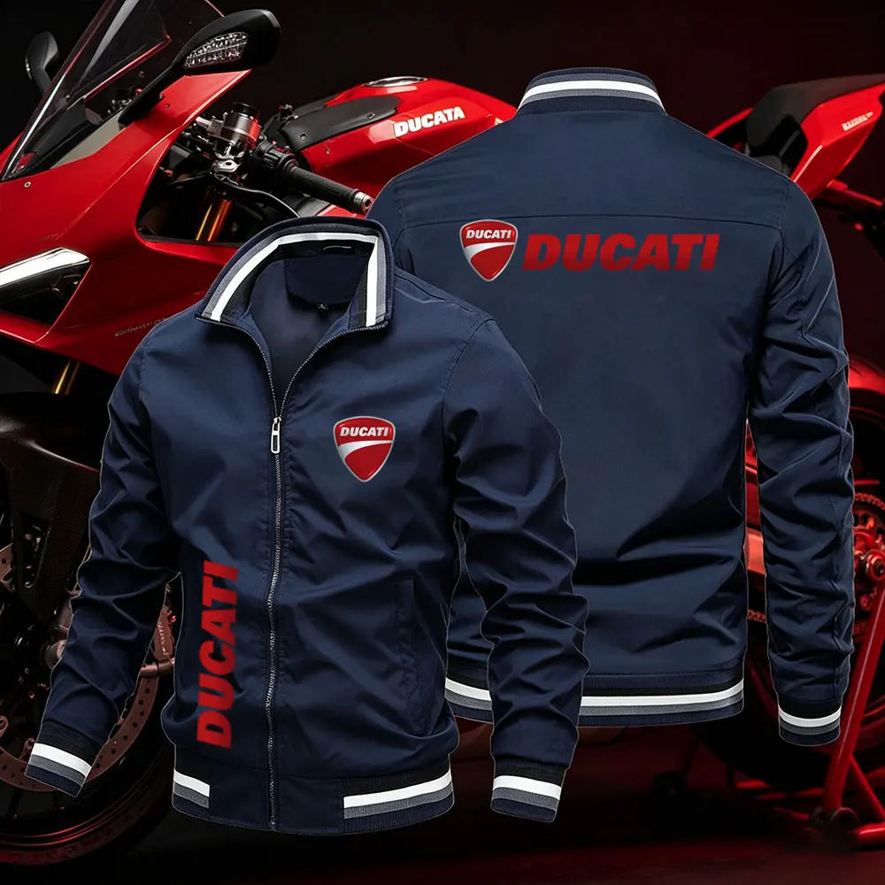 2026 Ducati Men's motorcycle jacket spring summer outdoor leisure fashion sports coat ultra-thin zipper sun protection clothing