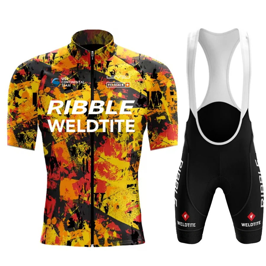 Cycling Clothes Men Pro Team Cycling Jersey Summer Short Sleeve MTB Bicycle Wear Cycling Clothings Bicycle Uniforme Maillot Set