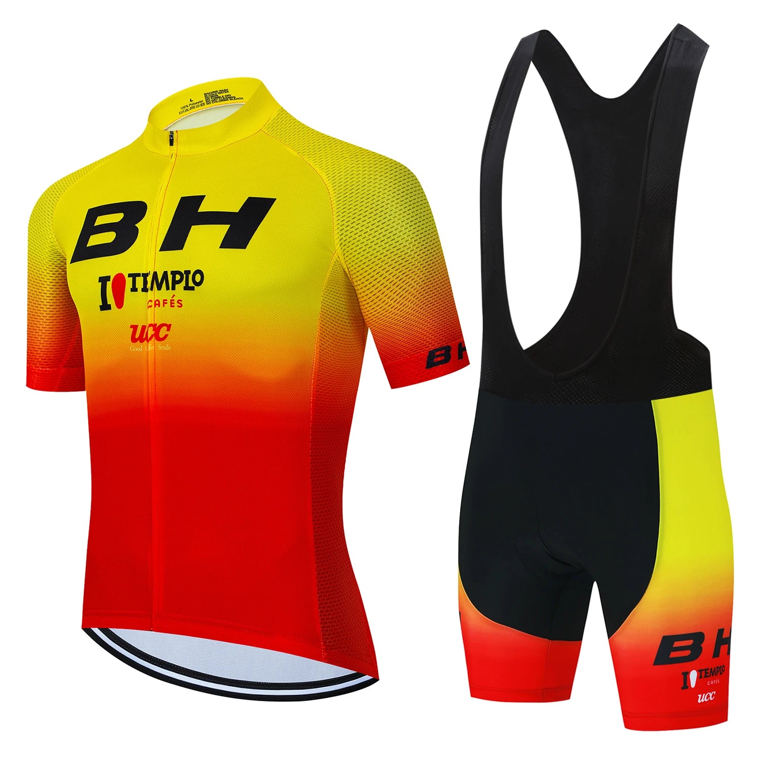 2023 New BH Team Bicycle Clothing Men's Summer Road Bike Wear Racing Clothes Quick Dry Cycling Jersey Set Ropa Ciclismo Maillot