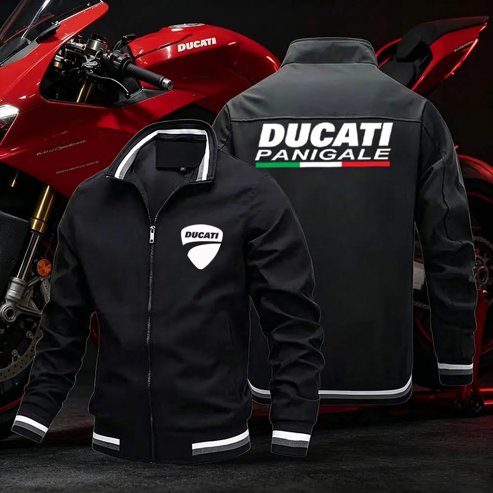 2026 Ducati Men's motorcycle jacket spring summer outdoor leisure fashion sports coat ultra-thin zipper sun protection clothing