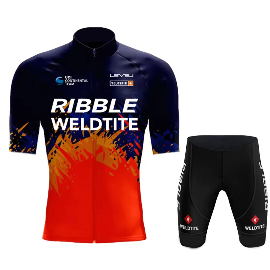 Cycling Clothes Men Pro Team Cycling Jersey Summer Short Sleeve MTB Bicycle Wear Cycling Clothings Bicycle Uniforme Maillot Set