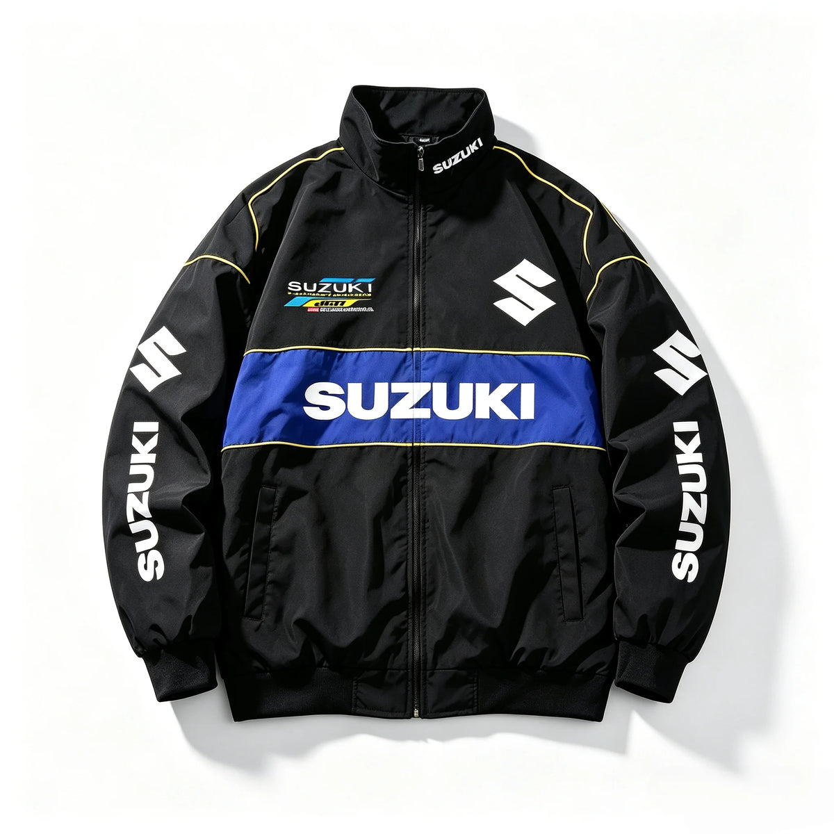 Suzuki Racing Jacket Unisex Motorcycle Riding Jacket Men and Women Providing Warm Cycling Baseball Y2k Jacket Men Clothing Coats