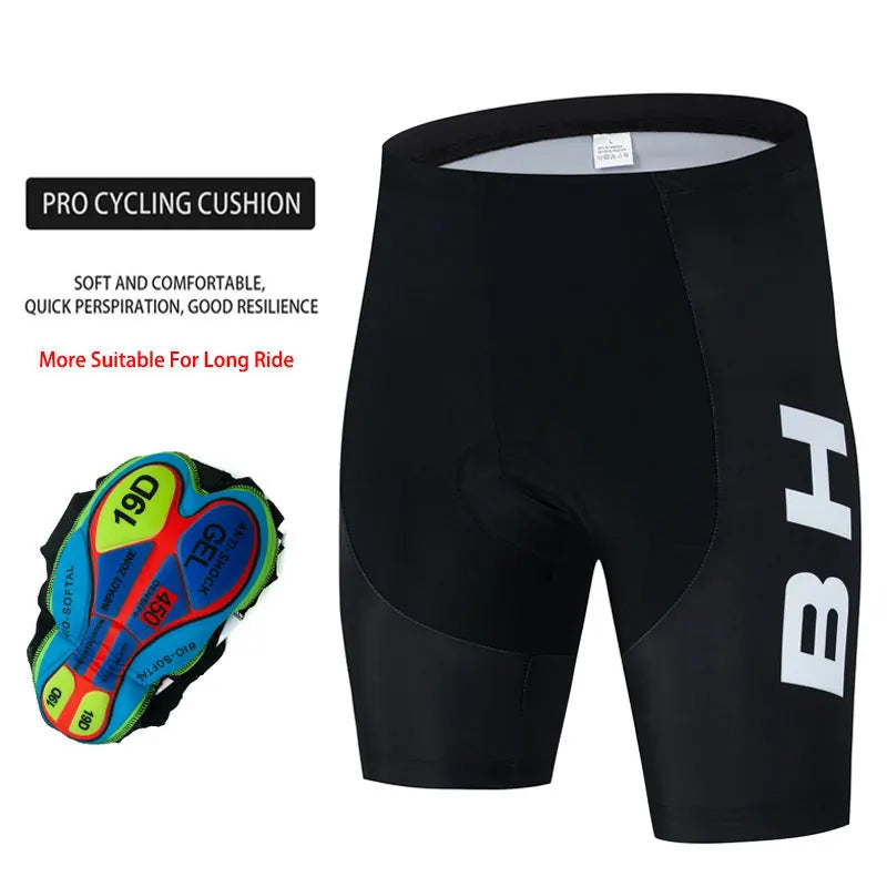 2023 New BH Team Bicycle Clothing Men's Summer Road Bike Wear Racing Clothes Quick Dry Cycling Jersey Set Ropa Ciclismo Maillot
