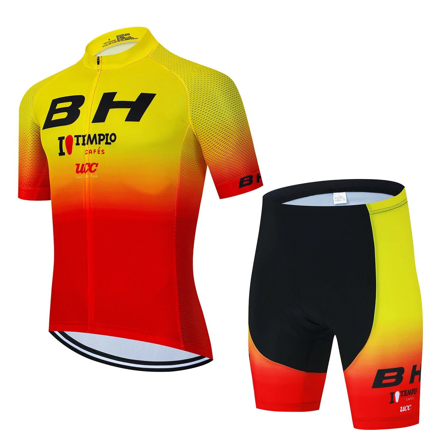 2023 New BH Team Bicycle Clothing Men's Summer Road Bike Wear Racing Clothes Quick Dry Cycling Jersey Set Ropa Ciclismo Maillot