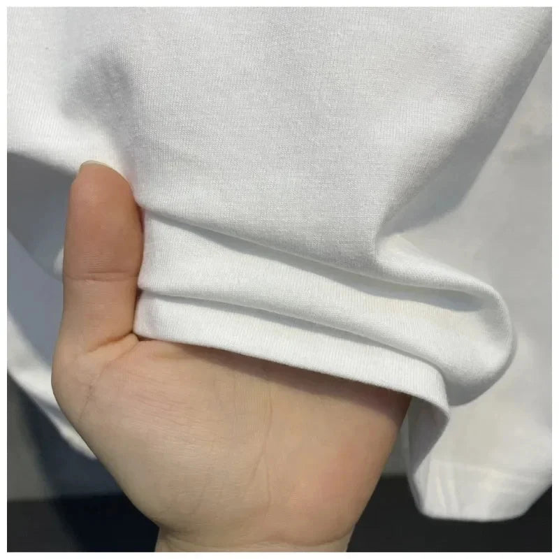 Y2K Printed T-shirt Short-sleeved Round-neck Top - Unique Dark Retro Trend - INSYE Loose Hip-hop T-shirt
