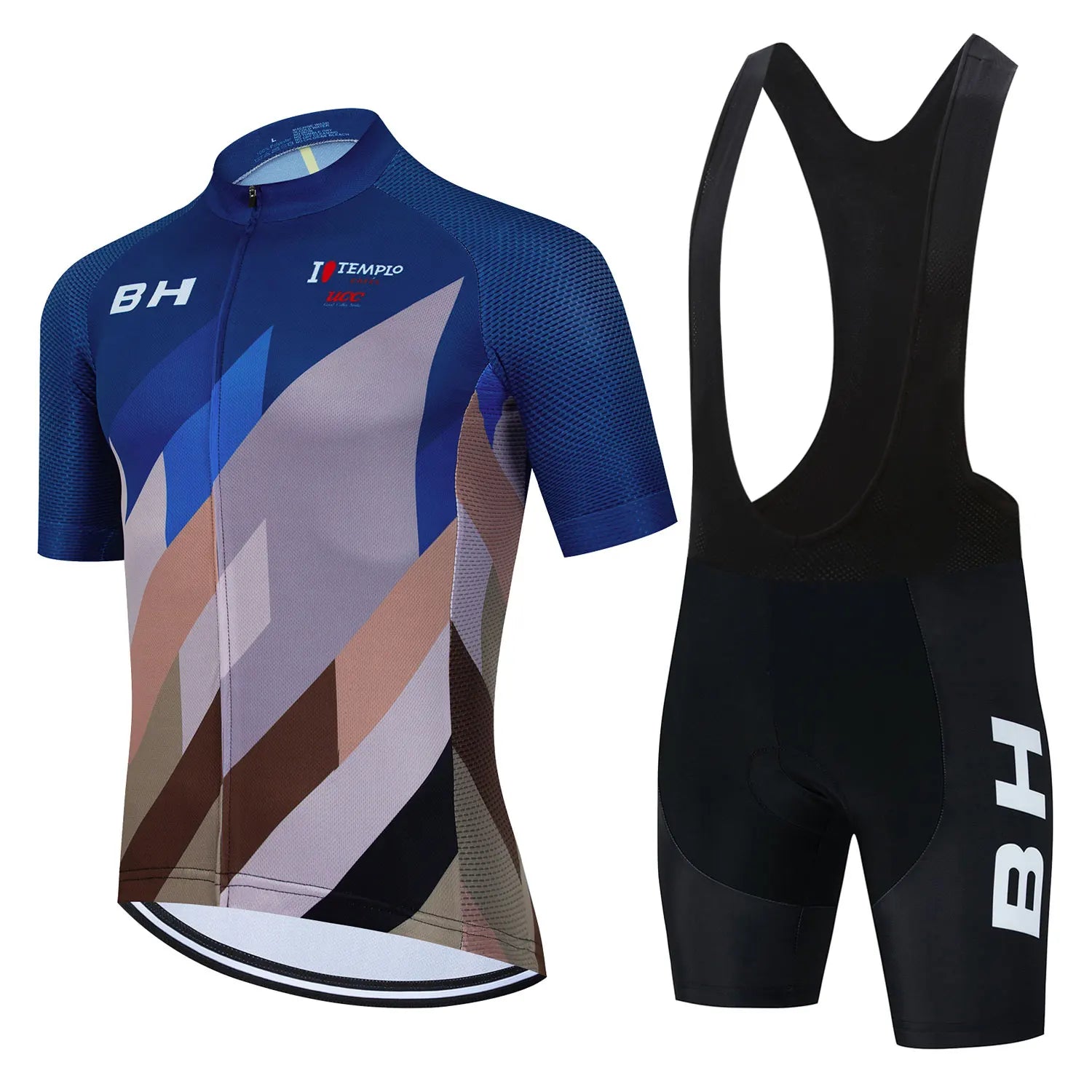 2023 New BH Team Bicycle Clothing Men's Summer Road Bike Wear Racing Clothes Quick Dry Cycling Jersey Set Ropa Ciclismo Maillot