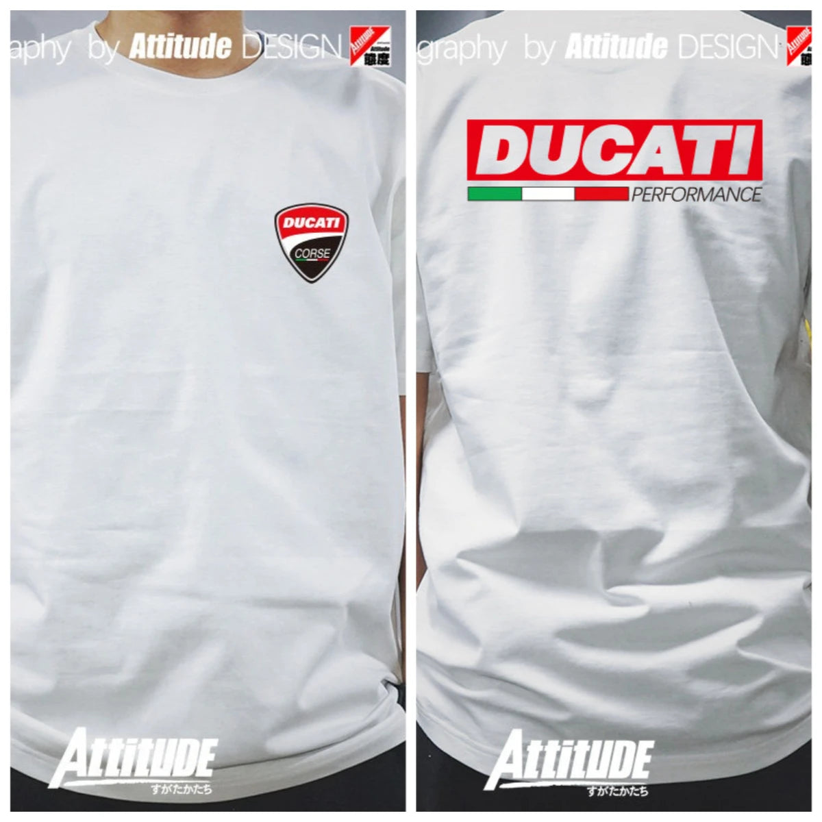 Ducati MOTO GP Team Racing Motorcycles Printed T-shirt Men and Women Cotton T-shirt Men's T-shirts 2026 Summer New Men‘s Tops
