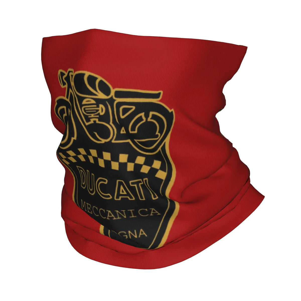 Custom Ducatis Logo Bandana Neck Gaiter Windproof Face Scarf Cover Men Women Motorcycle Racing Sprot  Headwear Tube Balaclava