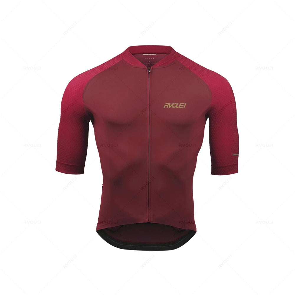 2025 Rvouei Pro Team Bicycle Clothing Men New Road Bike Wear Racing Clothes Breathable Cycling Jersey Set Ropa Ciclismo Maillot