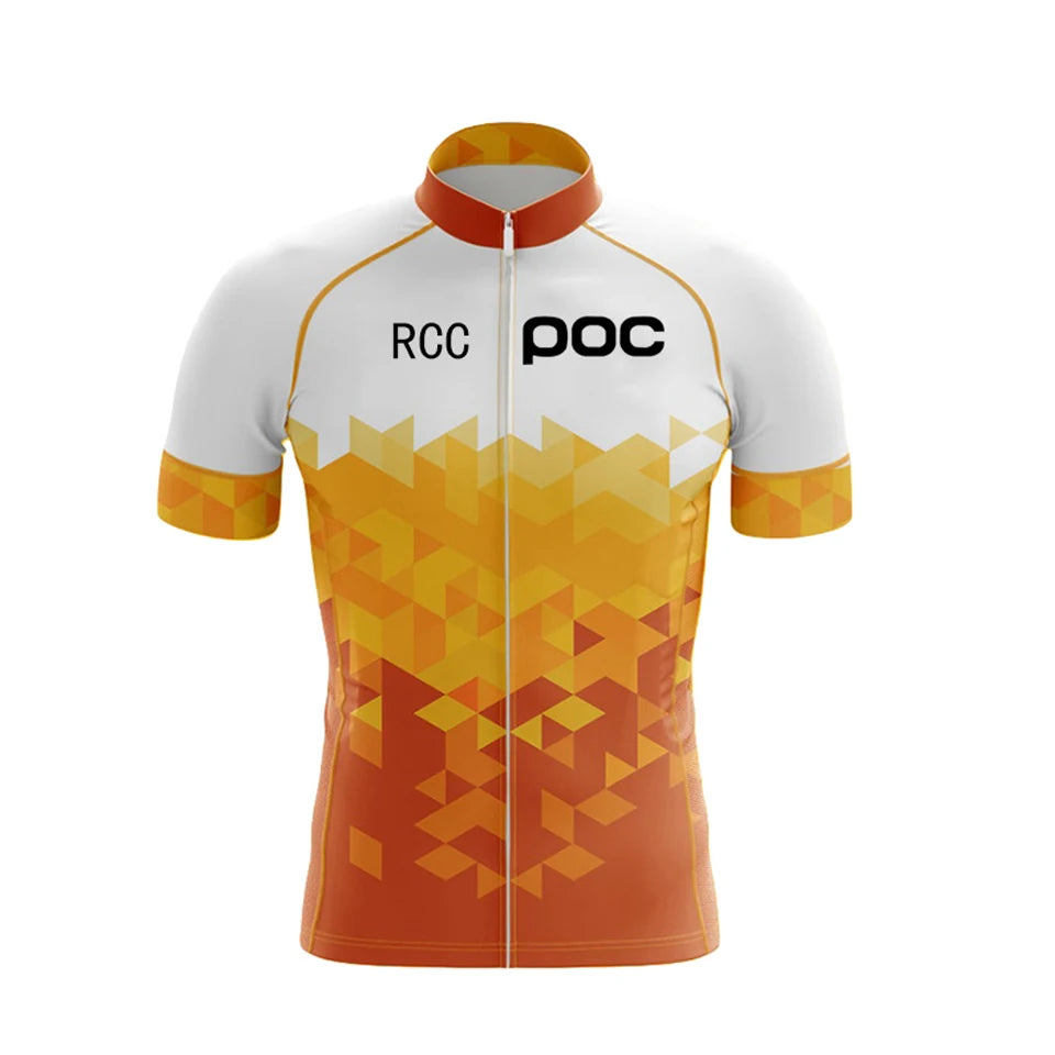 2025 Bike Shirts Summer Bicycle Clothing Men Road Bike Wear Racing Clothes Breathable Cycling Jersey Set Ropa Ciclismo Maillot