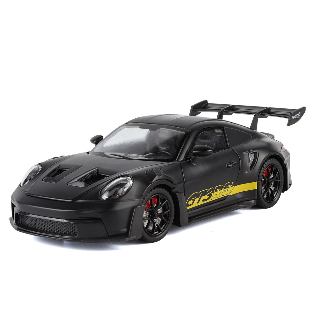 1:24 911 GT3 RS Sports Car  High Quality Alloy Car Model Sound and Light Pull Back Car Model Collectibles Birthday Gift