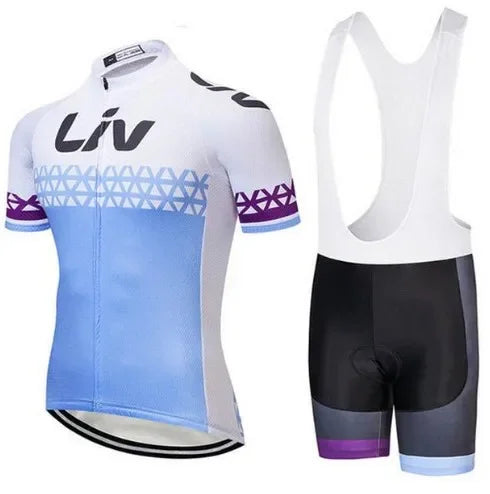 Cycling Set Liv 2022 Women Short Sleeve Mtb Bike Clothing Racing Bicycle Clothes Ropa Ciclismo Cycling Wear Cycling Jersey Set