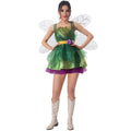Adult Green Forest Fairy Costume Halloween Cosplay Elf Angel Fancy Dress Women Roleplay Carnival Stage Party Performance Outfit
