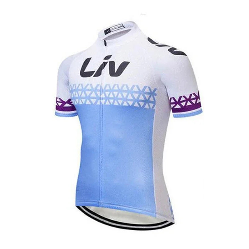 Cycling Set Liv 2022 Women Short Sleeve Mtb Bike Clothing Racing Bicycle Clothes Ropa Ciclismo Cycling Wear Cycling Jersey Set