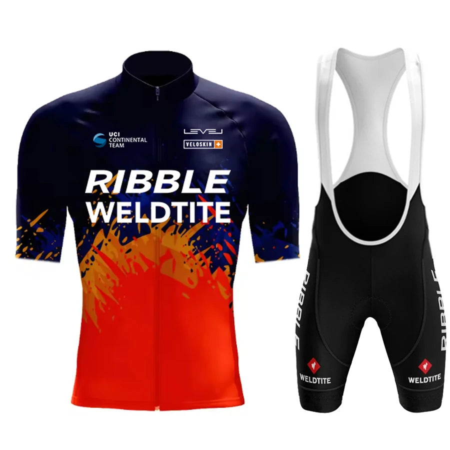 Cycling Clothes Men Pro Team Cycling Jersey Summer Short Sleeve MTB Bicycle Wear Cycling Clothings Bicycle Uniforme Maillot Set