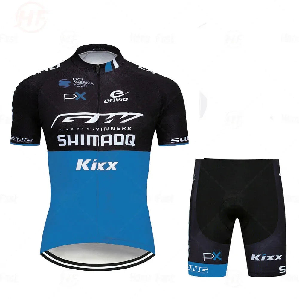 Cycling Jersey Set Summer Breathable MTB Bike Clothes Uniform Maillot Ropa Ciclismo  Men Bicycle Clothing Suit Hombre