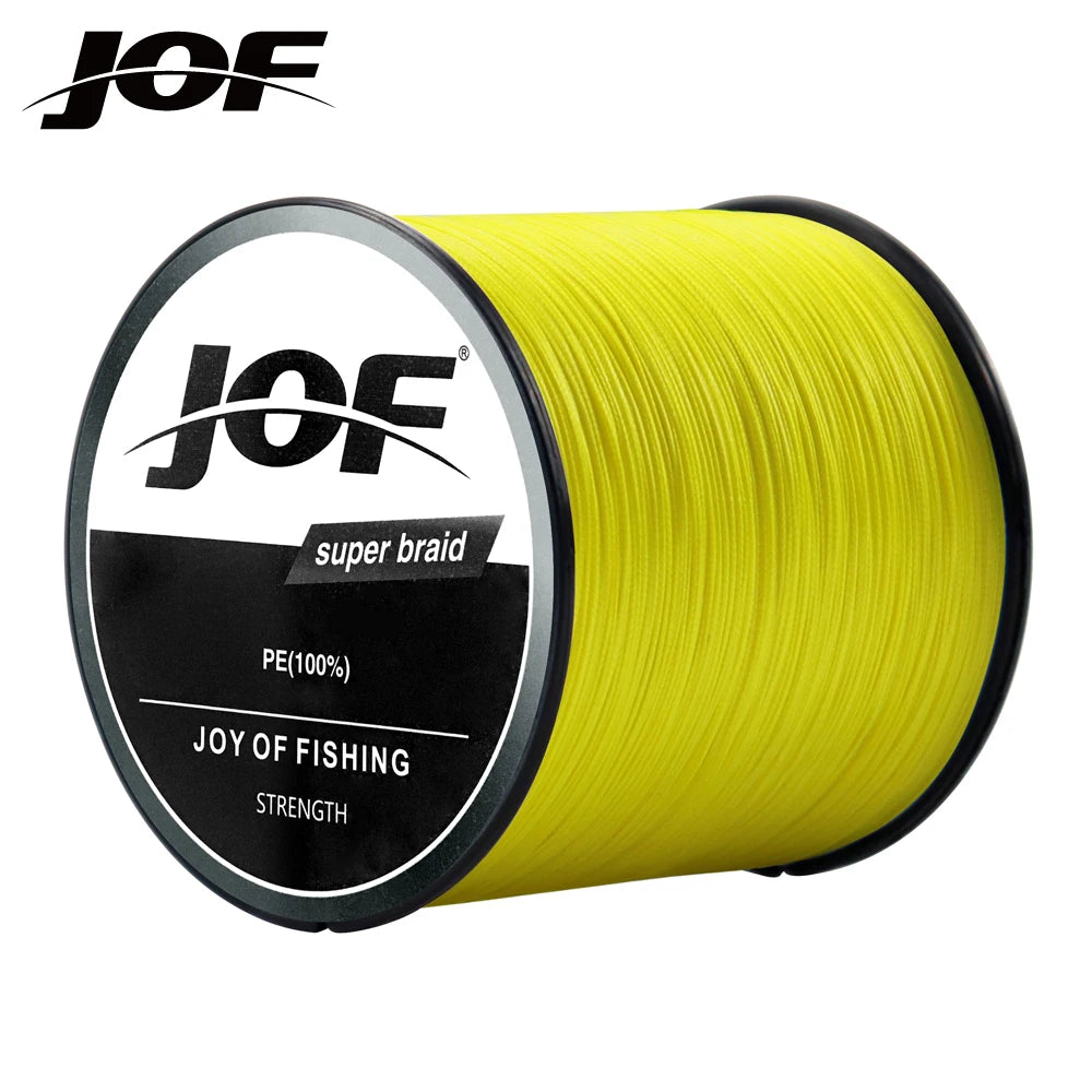 JOF 300M-1000M 8 Strand Braided Outdoor Fishing Line Sea Fishing Ice Fishing River Fishing Rock Fishing Fishing Gear 22-88LB X8