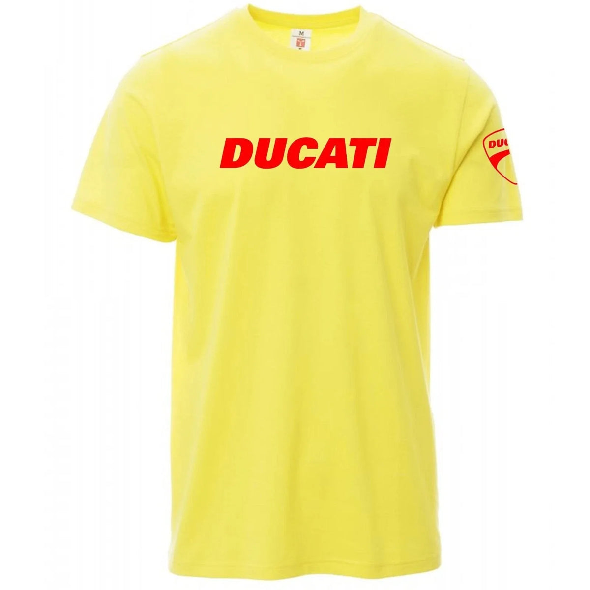 Ducati Red Logo T-shirt Unisex Summer Cotton Casual Top Moto GP Inspired Streetwear Short Sleeve