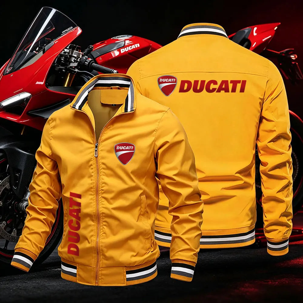 2026 Ducati Men's motorcycle jacket spring summer outdoor leisure fashion sports coat ultra-thin zipper sun protection clothing