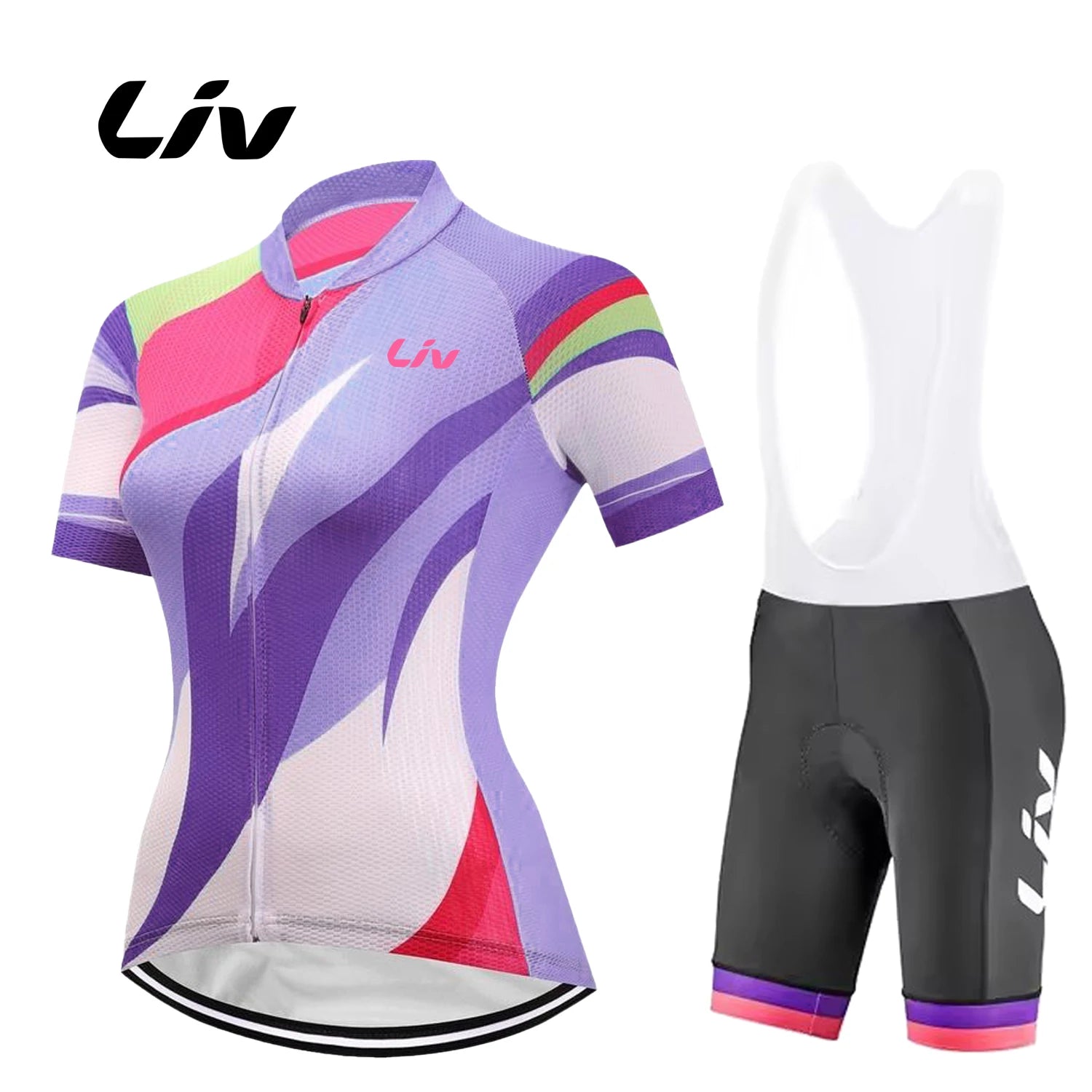 Summer Cycling Set Liv Women Short Sleeve Mtb Bike Clothing Racing Bicycle Clothes Ropa Ciclismo  Cycling Jersey bib Set