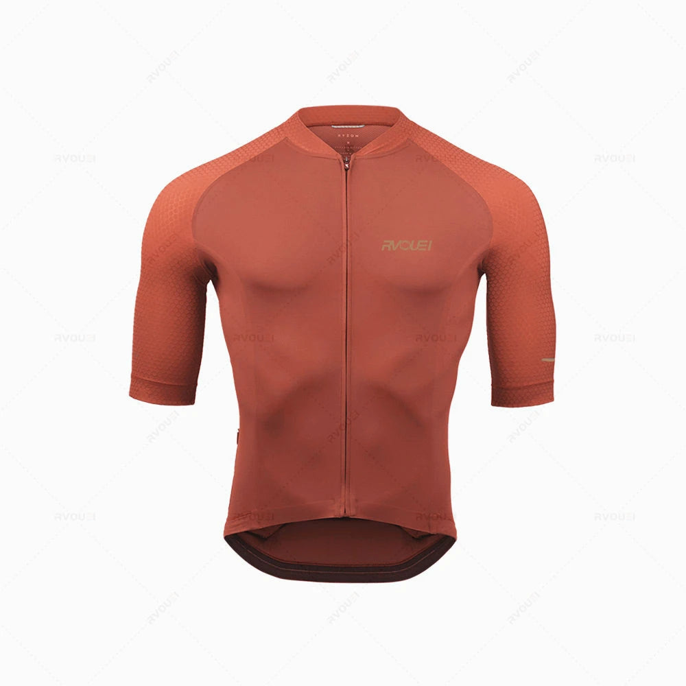 2025 Rvouei Pro Team Bicycle Clothing Men New Road Bike Wear Racing Clothes Breathable Cycling Jersey Set Ropa Ciclismo Maillot