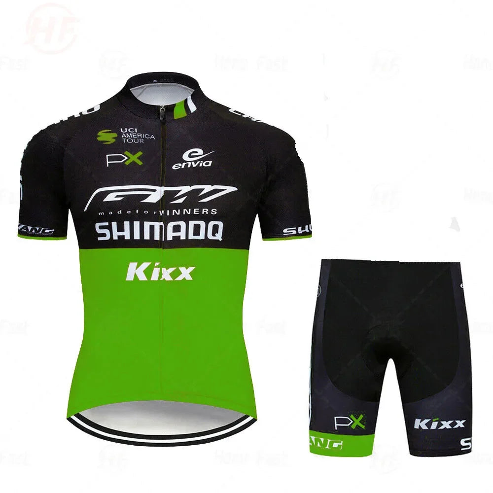 Cycling Jersey Set Summer Breathable MTB Bike Clothes Uniform Maillot Ropa Ciclismo  Men Bicycle Clothing Suit Hombre