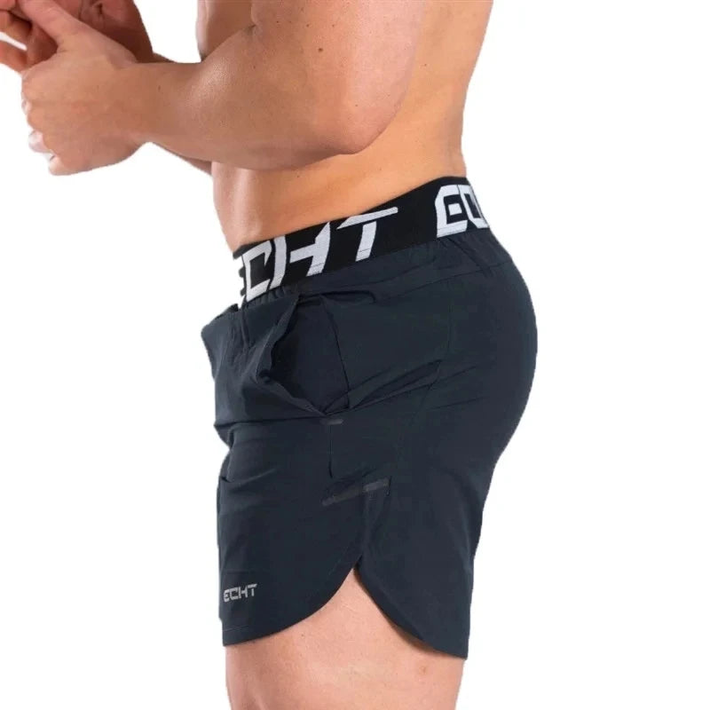 2024 New Men Running Bodybuilding Shorts Man Summer Gyms Workout shorts Male Breathable Quick Dry Sportswear Jogger Beach Shorts