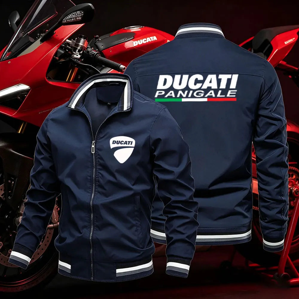 2026 Ducati Men's motorcycle jacket spring summer outdoor leisure fashion sports coat ultra-thin zipper sun protection clothing
