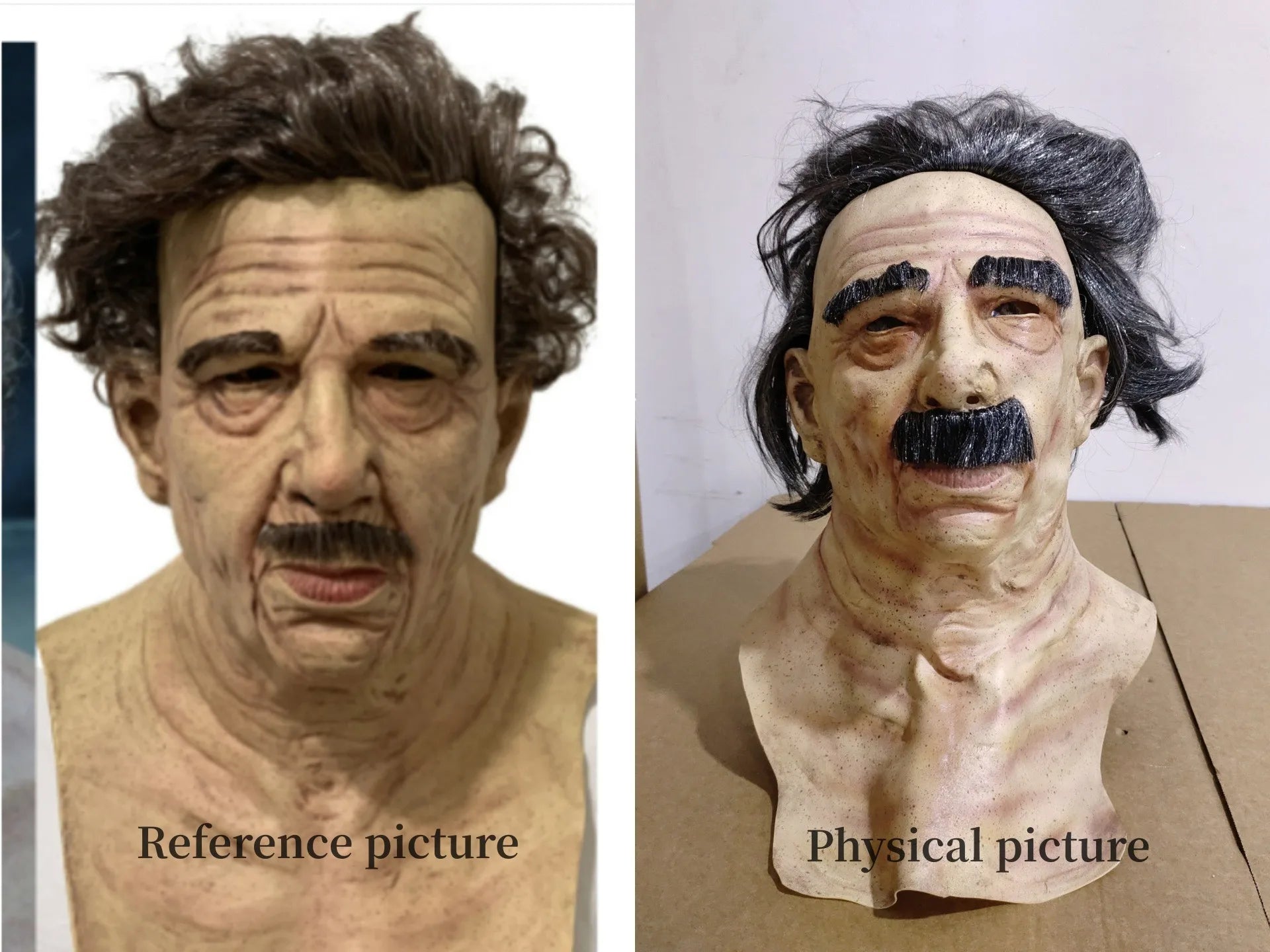 Old Man Mask Halloween Party April Fool’s Day Party Supplies Thriller Cosplay Props Wrinkle Full For Head Mask Face Masks