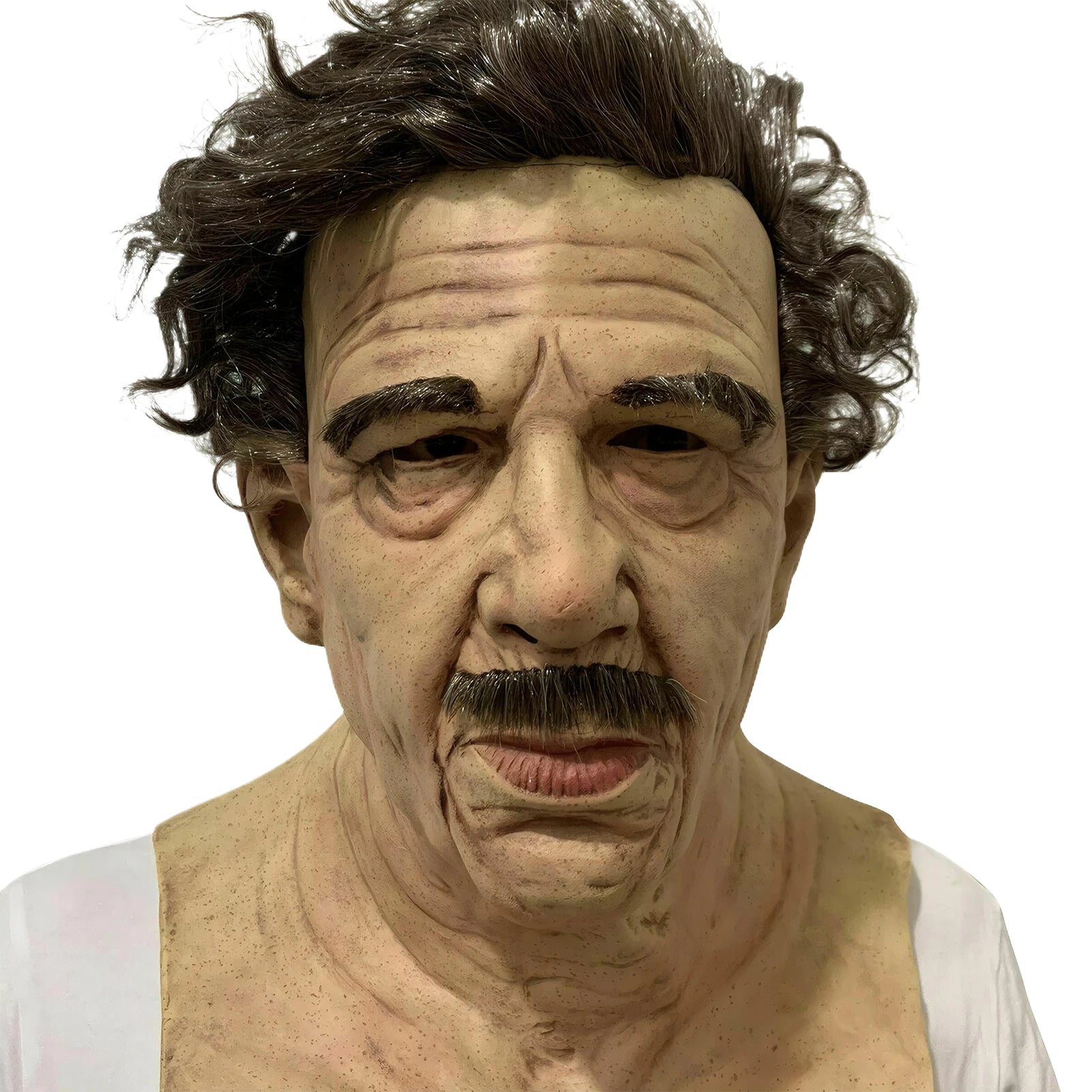 Old Man Mask Halloween Party April Fool’s Day Party Supplies Thriller Cosplay Props Wrinkle Full For Head Mask Face Masks