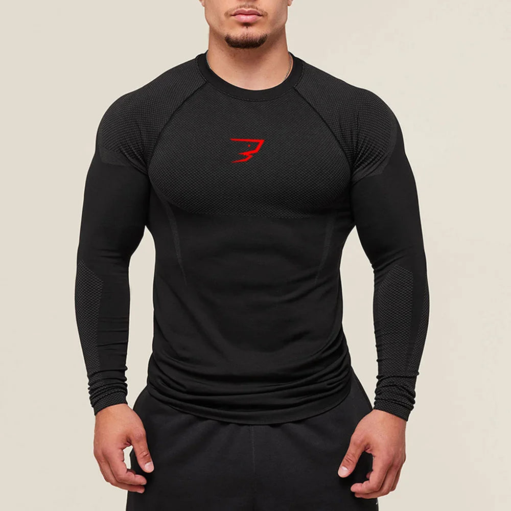 Men Running Compression T-shirt Short Sleeve Sport Tees Gym Fitness Sportshirts Male Jogging Tracksuit Homme Athletic Shirt Tops